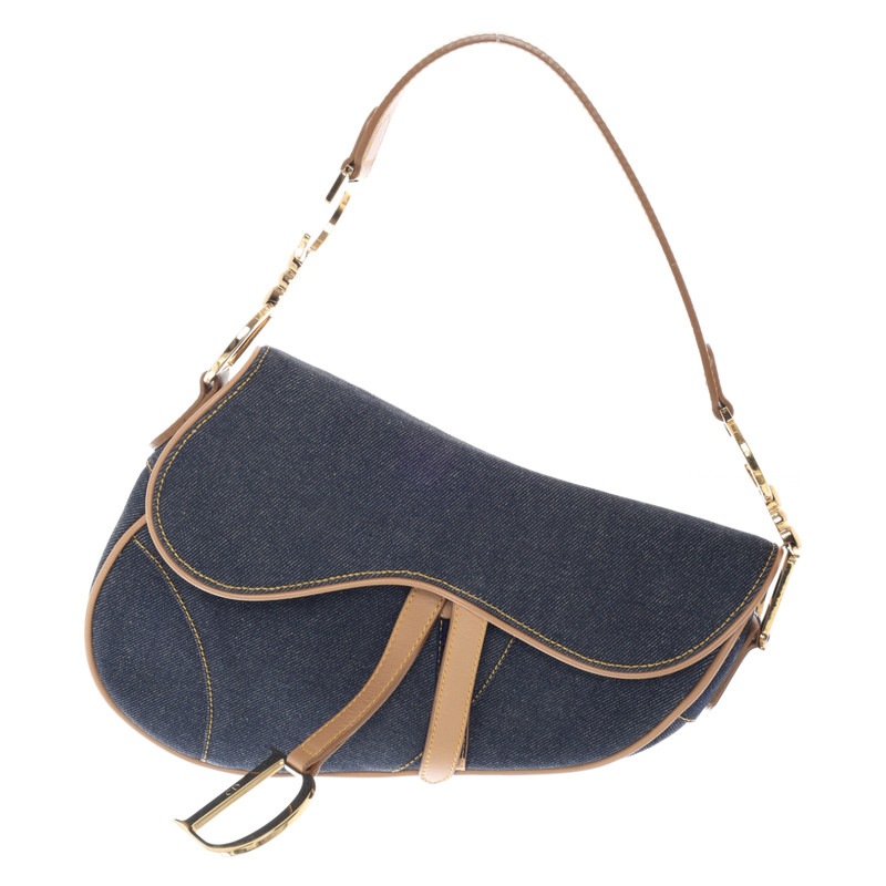 Shop authentic Christian Dior Jeans Saddle Bag at revogue for just USD  71500